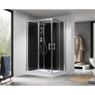 GRANVIK obdĺžnikový sprchový box 800x1200x2180mm, číre sklo 61185