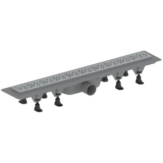 MALVI podlahový žľab s nerezovým roštom, L-810, DN50 60854