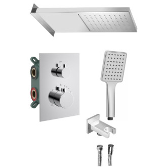 KIMURA podomietkový sprchový set s termostatickou batériou, box, 3 výstupy, chróm 60983