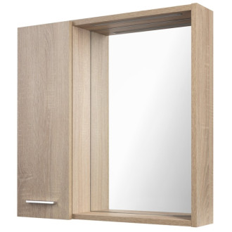 ZOJA/KERAMIA FRESH STRIP galerka s LED osvetlením, 60x60x14cm, ľavá, dub platin 61035