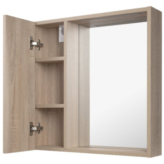 ZOJA/KERAMIA FRESH STRIP galerka s LED osvetlením, 60x60x14cm, ľavá, dub platin 61035