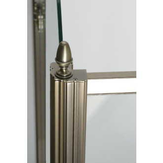 ANTIQUE bočná stena 800mm, ČÍRE sklo, bronz, svetlý odtieň GQ5680CL 49208
