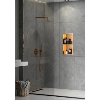 SAT Vstavaná polička Aurum ružovozlatá 33x63 cm SATAURN6030SBRG