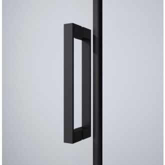 DRAGON BLACK sprchové posuvné dvere rohový vstup 1000 mm, číre sklo GD4210B 55539