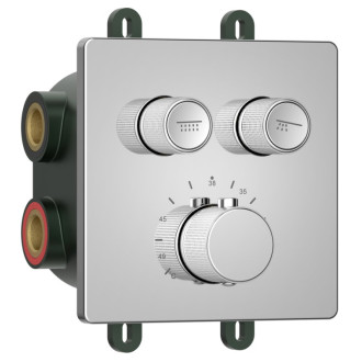 SMARTSELECT podomietková sprchová termostatická batéria, box, chróm UBC-RP042 53060