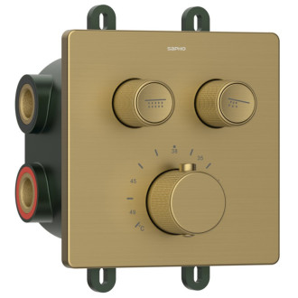 SMARTSELECT podomietková sprchová termosť batéria, box, zlato mat UBC-RP042GB 53062