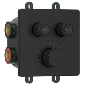 SMARTSELECT podomietková sprchová termosť batéria, box, čierna mat UBC-RP032B 53122