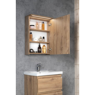KAWA STRIP galerka s LED osvetlením 50x70x22cm, dub emporio WGL35S WGL35S 56030