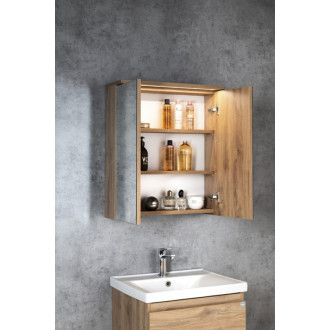 KAWA STRIP galerka s LED osvetlením 60x70x22cm, dub emporio WGL36S WGL36S 56032