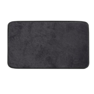FUZZY kúpeľňová predložka, 50x80cm, 100% polyester, protišmyk, čierna 96FY508014 57788
