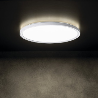 AZPO stropné LED svietidlo, ø 420mm, 22W, IP54, biela