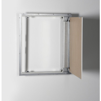 ZARZ revízne dvierka pod obklady 60x80cm, otváranie click-clack, podperné kolieska