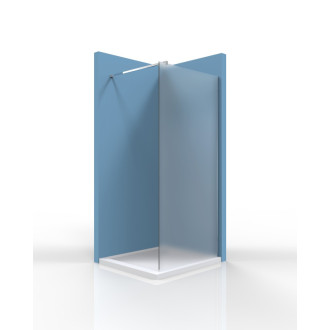 Walk-in115,9x200(iba sklo),mliečne sklo SIKOWI120MS