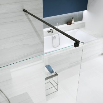 Cersanit Mille spŕch. kút Walk-In chróm 100x200 číre sklo S161-001
