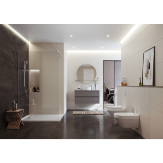 Cersanit Mille spŕch. kút Walk-In chróm 100x200 číre sklo S161-001