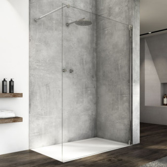 RONAL WALK IN CADURA Walk-in pevná stena aluchróm číre CAT40755007