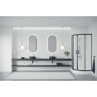 Laveo DESNA štvrťkruhový sprchovací kút 90x90 cm JKD_796Z