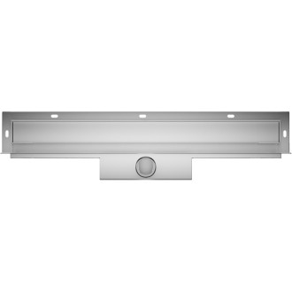 CERANO - Sprchový odtokový žľab k stene, so sifónom - nerez - 64 cm