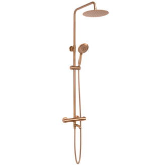 REA Lungo sprchový set s termostatom, kartáčovaná meď -P8807 REA-P8807