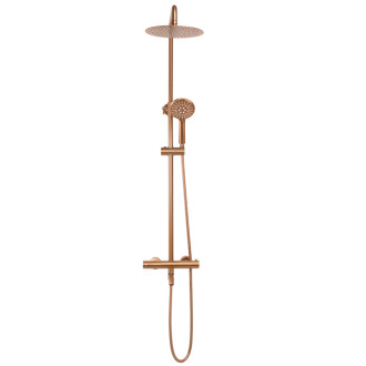 REA Lungo sprchový set s termostatom, kartáčovaná meď -P8807 REA-P8807
