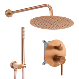 REA Lungo sprchová sada, podomietková, kartáčovaná meď + BOX -P8809 REA-P8809