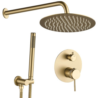 REA Podomietková sprchová sada Lungo Grip Gold Brush + BOX REA-P8950