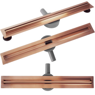 REA Odtokový žľab Neox Slim pre Brushed Copper 80 REA-G4807