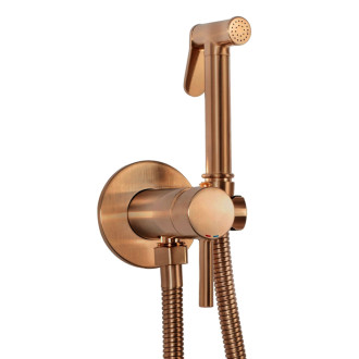 REA Podomietková bidetová batéria LUNGO LOOP Copper Brush -B6314 REA-B6314