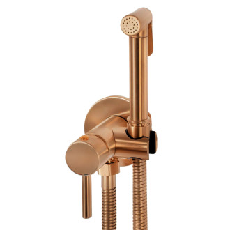 REA Podomietková bidetová batéria LUNGO LOOP Copper Brush -B6314 REA-B6314