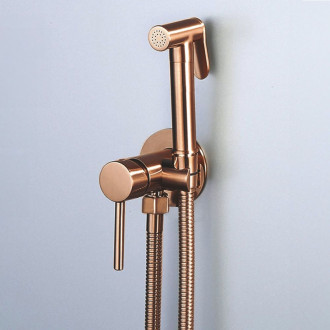 REA Podomietková bidetová batéria LUNGO LOOP Copper Brush -B6314 REA-B6314
