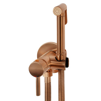 REA Podomietková bidetová batéria LUNGO LOOP Copper Brush -B6314 REA-B6314