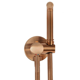 REA Podomietková bidetová batéria LUNGO LOOP Copper Brush -B6314 REA-B6314