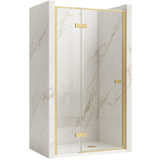 REA Sprchové dvere Atlas 90 Brush Gold KPL-K4671