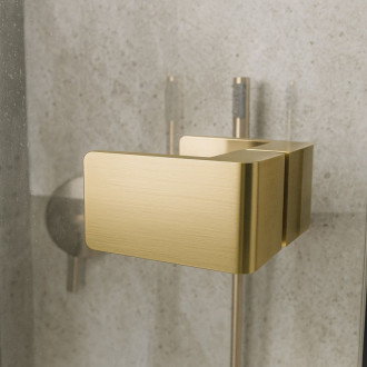 REA Sprchové dvere Atlas 90 Brush Gold KPL-K4671