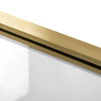 REA Sprchovací kút Atlas 80x90 Brush Gold KPL-K4873