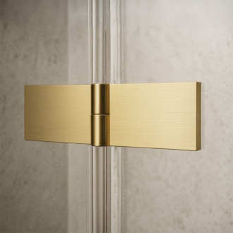 REA Sprchovací kút Atlas 80x90 Brush Gold KPL-K4873