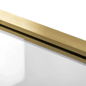 REA Sprchovací kút Atlas 100x80 Brush Gold KPL-K4775