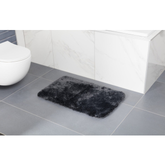 SAT Infinitio kúpeľňová predložka 50x80cm SATDPRED01SC šedo čierna
