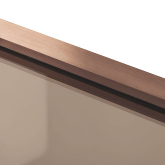 REA Sprchovací kút DIAMOND 90x90 COPPER BRUSH KPL-K7966