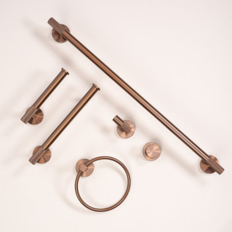 REA Kúpeľňový vešiak 6603 Brush Copper REA-98001