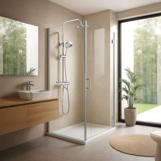 REA Sprchová sada s termostatom LUNGO Diamond - Chrome REA-P5961