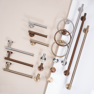 REA Kúpeľňový vešiak 6606A Brush Gold REA-98009