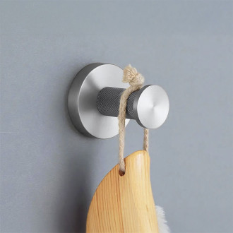 REA Kúpeľňový vešiak 6606A Brush Nickel REA-98008