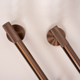 REA Kúpeľňový vešiak 6606A Brush Copper REA-98007