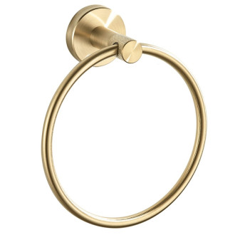 REA Kúpeľňový vešiak Ring 6610 Brush Gold REA-98012