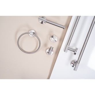 REA Kúpeľňový vešiak Ring 6610 Brush Nickel REA-98011
