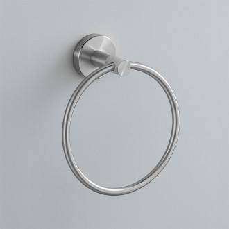 REA Kúpeľňový vešiak Ring 6610 Brush Nickel REA-98011