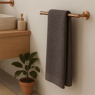 REA Kúpeľňový vešiak 6610a Modern Brush Copper REA-98013