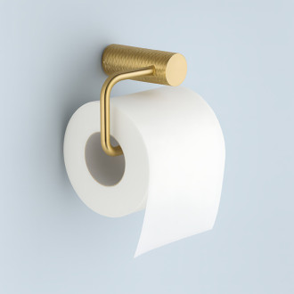 REA Držiak na toaletný papier 9711 Prism Brush Gold REA-98024