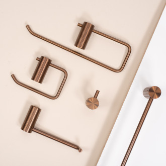 REA Držiak na toaletný papier 9711 Prism Brush Copper REA-98022